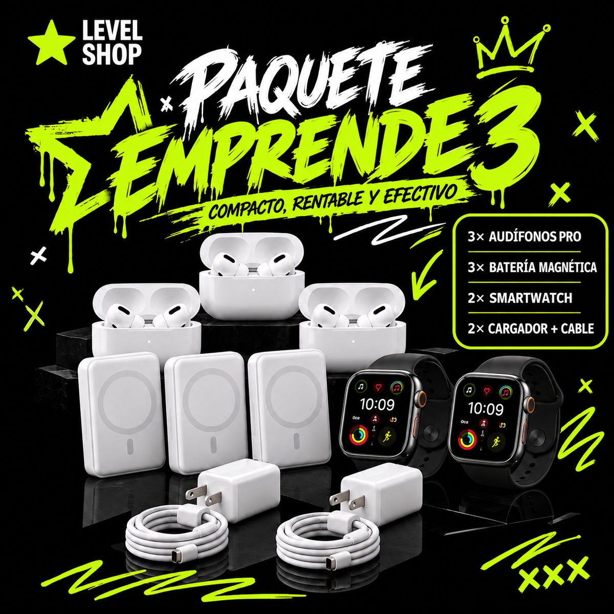 Paquete Emprende 3 · 10 artículos