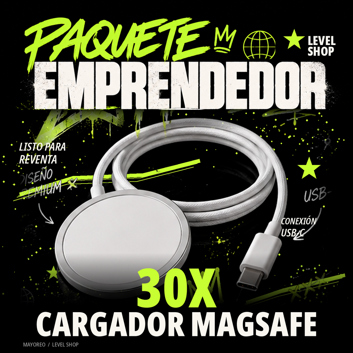 30x CARGADOR MAGSAFE