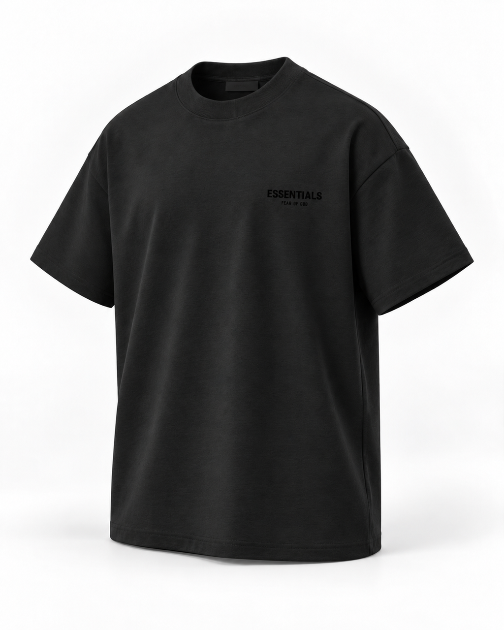 Essentials Fear of God T-Shirt Oversized - NEGRA