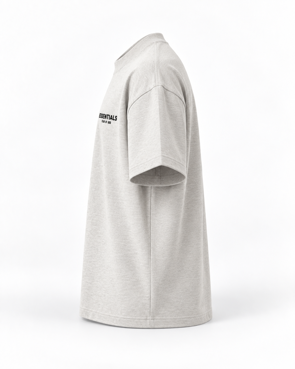 Essentials Fear of God T-Shirt Oversized - GRIS CLARO