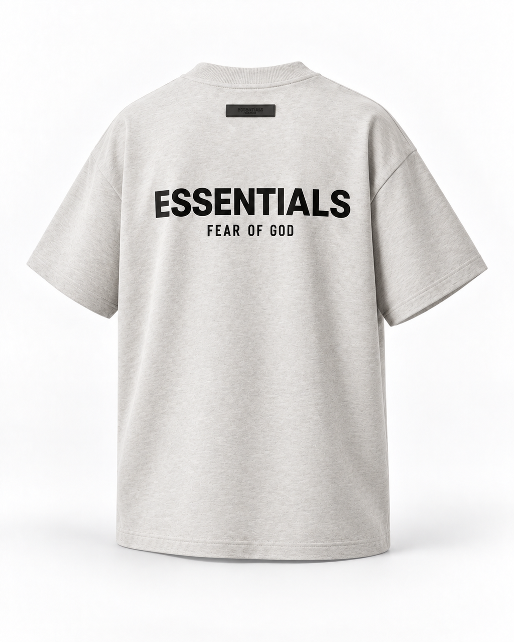 Essentials Fear of God T-Shirt Oversized - GRIS CLARO
