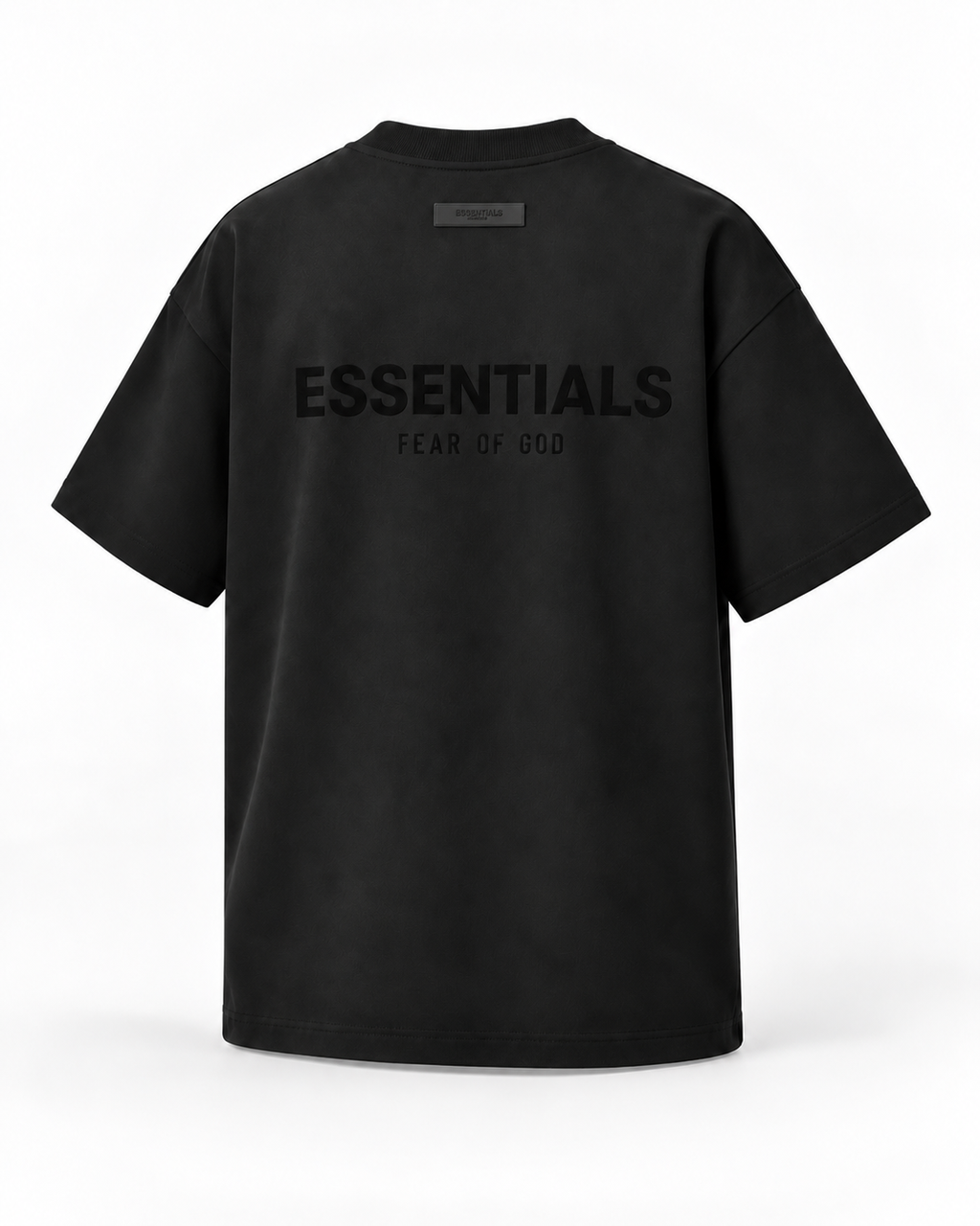 Essentials Fear of God T-Shirt Oversized - NEGRA