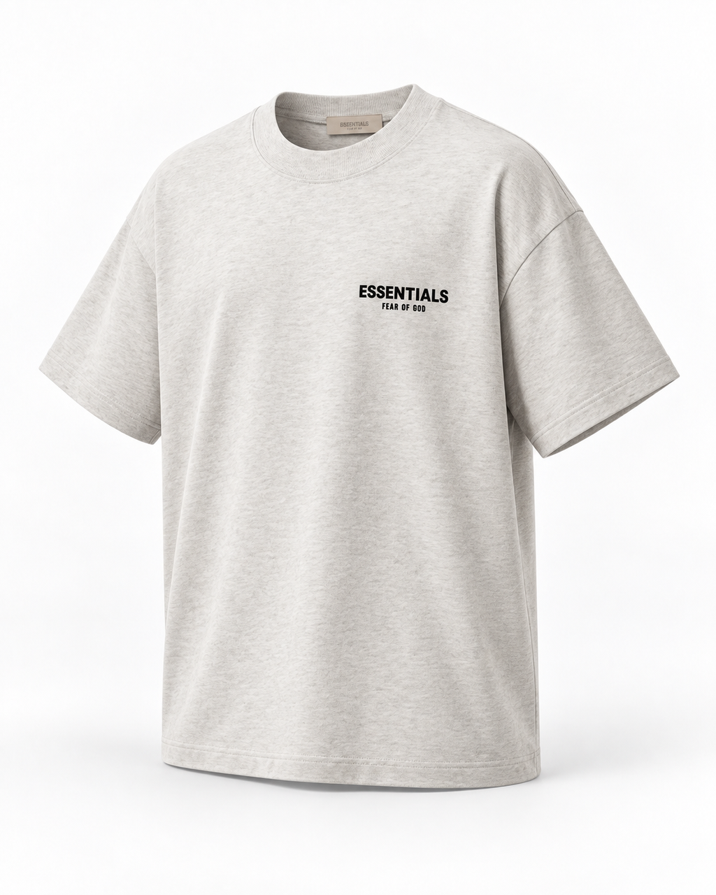 Essentials Fear of God T-Shirt Oversized - GRIS CLARO