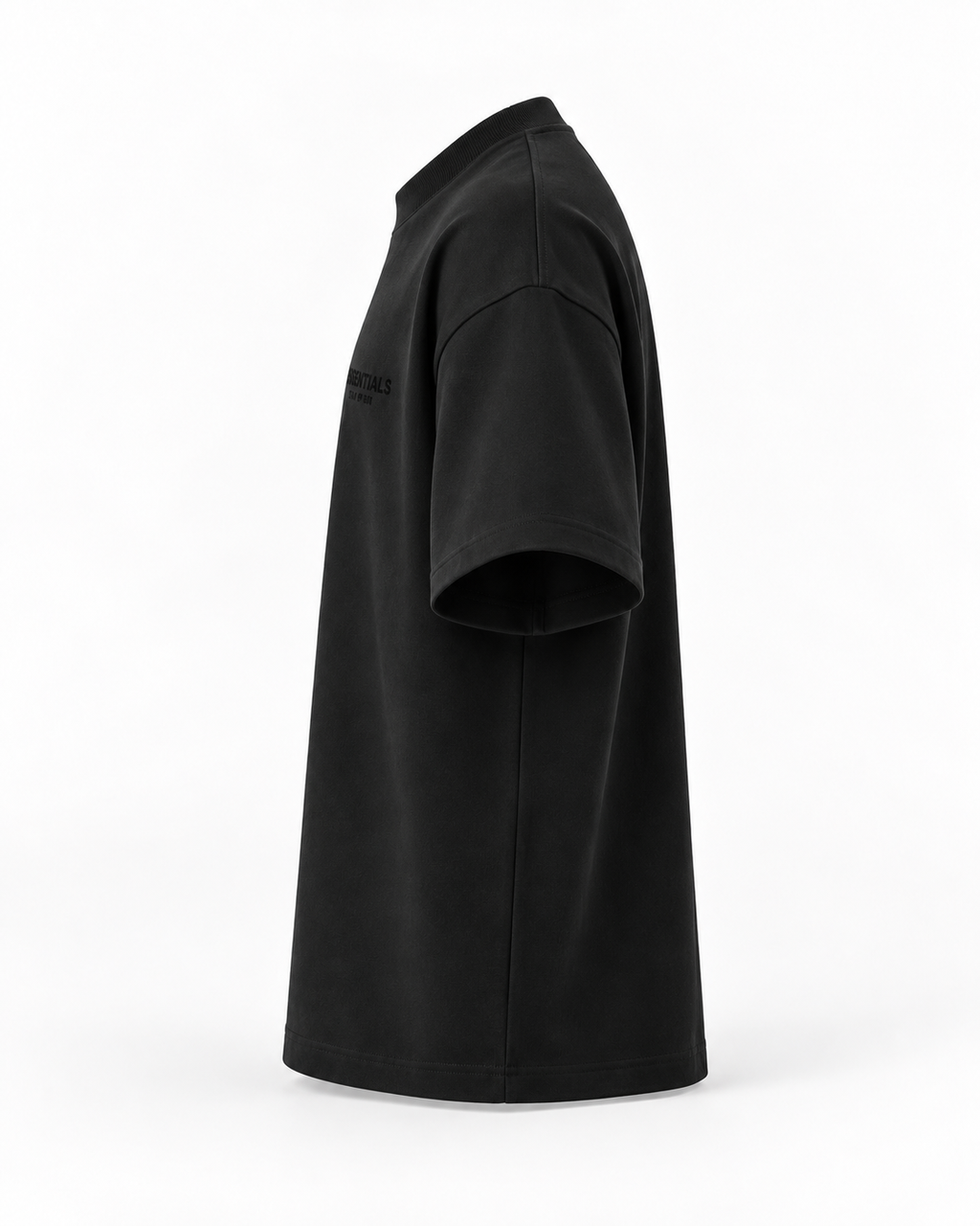 Essentials Fear of God T-Shirt Oversized - NEGRA