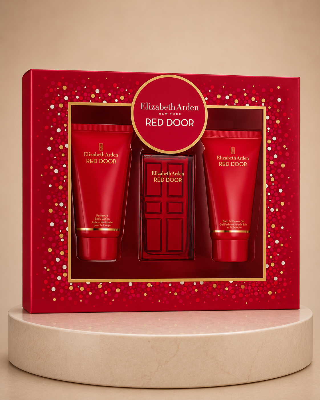 SET RED DOOR 3 PZS